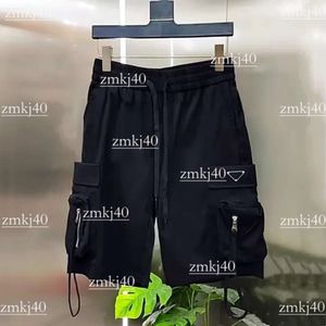 PRD Designer Krótkie krótkie spodenki PRD Luksusowe szorty męskie Summer LUSKIE LUSKIE proste multi-kieszeń Casual Pants Black White Sports Pants Hip Hop Triangle Short 628