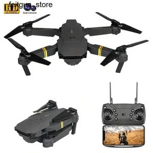 Drönare E58 Mini RC Drone med High-Definition WiFi Camera FPV Photography Foldbar Quad Helicopter Fixed Höjd Professionell Drone Childrens Toy S24513