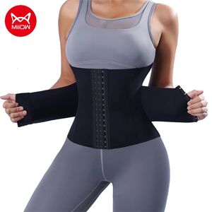 MIIOW Treinando o sutiã apertado feminino forma de ligação abdominal forma corporal forma de peso respirável banda de exercícios abdominais planos 240507