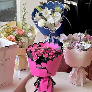 Opakowanie prezentów 10pcs płatek kwiatowy papier Rose Rose Walentynki Wesele Pakowanie DIY Materiał rzemieślniczy