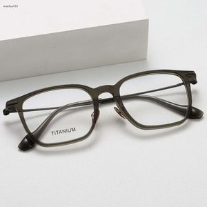 Optyczne okulary dla mężczyzn kobiety retro designerka gms-654TS SHELE MOSY SLAKTY TYTANII RAMA RAMA DZIAANIA ELASTYKA STALU STALU STALIK