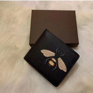 Designer Men Wallet Card Holders Luxury Good Quality Leather Fold Purses Sir Bag Separate Wallets 254v