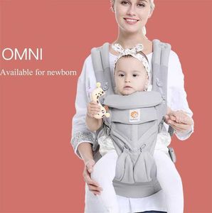 Trägerschlangen Rucksäcke Babyträger 4 in 1 Ergonomische Känguru-Designschlinge für 0-36 Monate Neugeborene von 3,2 kg bis 20 kg Y240514