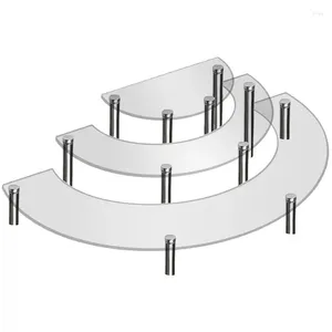 Декоративные тарелки подставка для выставки торт держатель для кекса десерт с акриловым тестом теста для полукруга