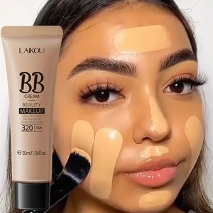 3 Colors BB Cream Long Lasting Liquid Foundation Waterproof Cover Acne Spot Natural Face Base Makeup Matte Concealer Cosmetic 240510