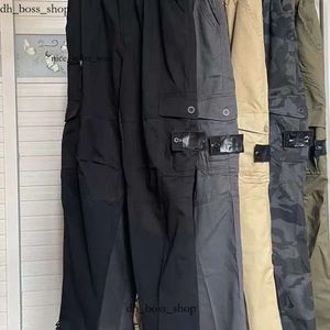 stone cargo island cargo compass cargo Mens Compass Brand High quality Stone Pant Cargo Long Trousers Male Jogging Overalls Tactical Pants Breathable Designer 414