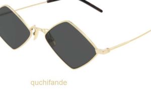 Klassiskt varumärke retro yoisill solglasögon nya 302 004 grå guld unisex autentisk fashionabla dagliga solskydd