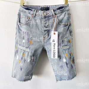 Purple Jeans Designer Short Purple Jeans Short Men's Shorts Purple Brand Jeans Mens Jeans Shorts Hip Hop Casual Short Denim High-End Vintage Patch Denim Shorts 513