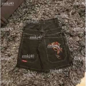 Y2k şort tasarımcısı kısa jncoshorts erkek şort y2k retro gotik desen baskılı jnco denim şort 2000s stil hip hop çantası yaz erkek plaj kot pantolon yüksek kalite 213