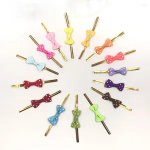 Wrap regalo 200 pcs Wapping Ribbon Riboli pre-Gift Bagsd Bows for Treat Bags Lollipops e Cake Pops Party favore
