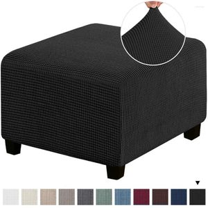 Крышка стулья дома простая дизайн эластичный османский печь для гостиной спальни растягиваемая крышка для ножного класса