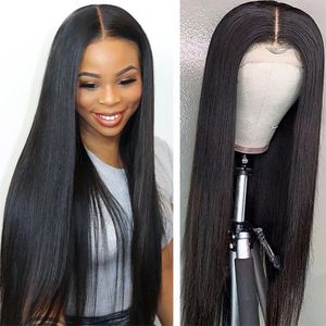HD Lace Wig 13x6 Human Hair Pre plucked Straight Lace Front Wig Human Hair With Hairline Transparent 13x4 Lace Frontal Wigs