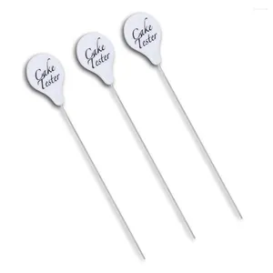 Baking Moulds 3 Pieces Stainless Steel ABS Cake Probe Skewer Replacement Adorable Anti-rust Home Kitchen Tester Testing Needle