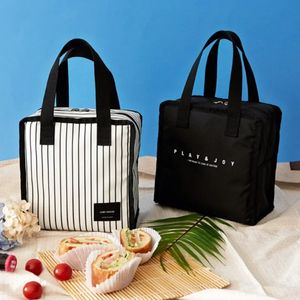 Lunch Bag Office Worker Bring Meals Thermal Pouch Child Picnic Beverage Snack Fruit Keep Fresh Handbags Food Bags 240511