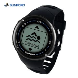 Armbandsur Sunroad GPS Smart Men Digital Watch Running Sport Swim Heart Rise Triathlon Training Compass Waterproof1275128