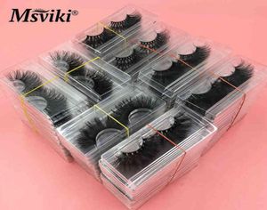 8D Packaging Box Bulk Natural Long 25mm 5D 3D Mink Lashes Whole Beauty False Eyelashs Extension Makeup Tools8249973