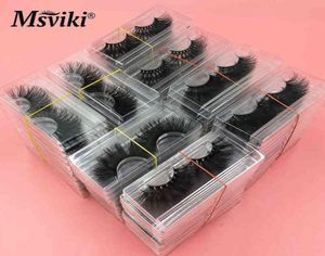 8D التغليف مربع Bulk Natural Long 25mm 5d 3d Mink Lashes كامل الجمال كاذبة كاذبة أدوات المكياج امتداد 8249973