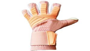 Adults Size Soccer Goalkeeper Gloves Professional Thick Latex Soccer Goalie Gloves Without Finger Protection14409424909584