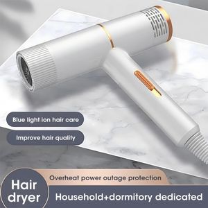 Güçlü Rüzgar Saç Kurutucu Salon Hava ve Soğuk Negatif İyonik Hammer Blower Dry Electric Professional 240426