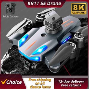 Drones New K911 SE GPS Drone 8K Professional Obstacle Avoidance 4K Dual HD Camera 5G Brushless Motor Foldable Four Helicopter Gift Toy 47