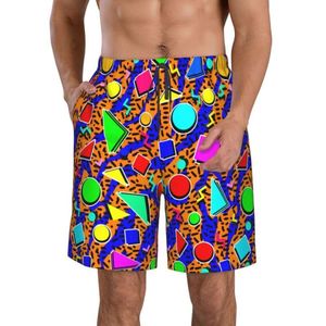 Summer new geometric 3D digital printed shorts couples, trendy beach pants for men and women M514 24