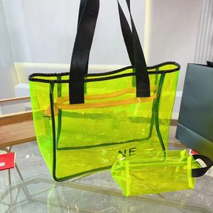 Fashion Beach Bag Designer Tote Bag CC Letter Jelly Bag Woman Handbag Shoulder bag High Quality Canvas Bag Designer Women's Bag Large Capacity for Outdoor Travel