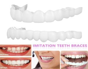 Obere/untere kosmetische Zahnprothese Polyethylen Grills gefälschte Zahnbedeckung Simulationszähne Aufweiungen