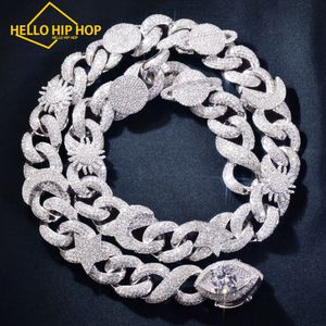 Hot selling hip-hop planet design inlaid with diamonds, zircon, gold and silver, Cuban fashion trend chain, versatile and personalized high-end jewelry