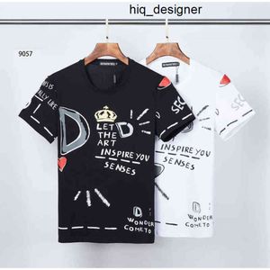2024SS NY MENS DESIGNER T SHIRT PARIS FODE TSHIRTS Summer Mönster T-shirt Male Top Quality 1 BHI S DSQUARES DSQURIDAITS 2 DSQUARDS SF34