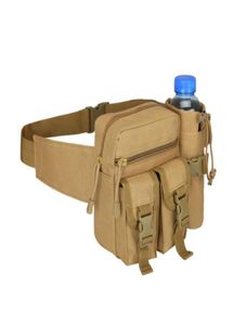 Outdoor Bags 2021 Army Green Camo Print Tactical Molle Pouch Handbags Belt Waist Backpack Fanny School Bag Pack3202184