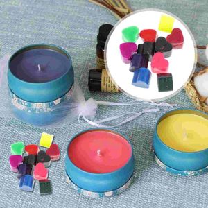 Candle Holders 11pcs Color Wax Dye Making Chips For DIY