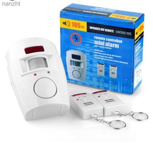 Alarm systems Home safety PIR alarm infrared sensor alarm system anti-theft human motion detector 105DB alarm with 2 remote controls WX