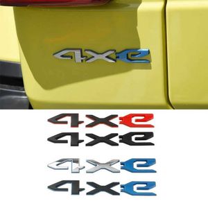 Adesivos de carro Novo ABS 4xe Cartle Cartle Letter Decalques Decalques de crachá para Jeep Compass Wrangler JL Grand Cherokee Renegade Acessórios T240513