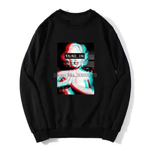 Herrtröjor tröjor trippy rosmarin kryddor släpp lsd mdm syra hoodie mens o-hals hoodie tröja