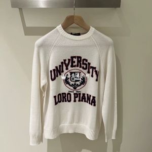 Мужские свитера зимой Лоро Колледж, вышитый кашемировый пинаский свитер