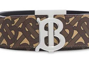 Designer Barbaroy belt fashion buckle genuine leather Mens Color Block Double sided Old Flower Printed Buckle Leather Belt 8024192