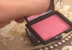 Högkvalitativ rodnad mini storlek 35 g Ny i Box Blush Makeup Palette Powder Orange Peach Pink2652720
