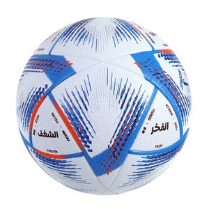 Bola de futebol de alta qualidade Tamanho oficial 5 PU Material PU