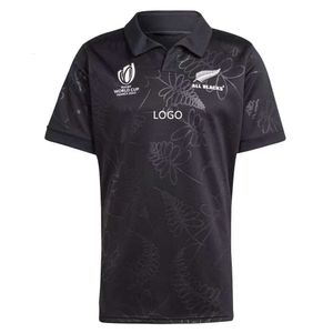 Rugby Trikots 2023 Weltmeisterschaft English Rugby Jersey Black Top