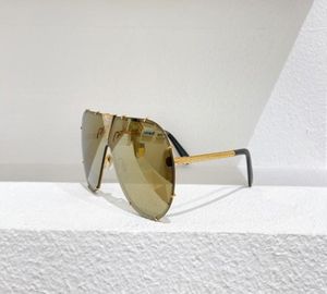 Kamienie pilotowe okulary przeciwsłoneczne dla mężczyzn złota metalowa rama złote lustro soczewki słoneczne okulary akcesoria mody okulary sonnenbrille UV4001904172