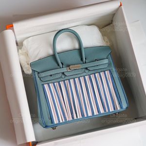 12a 1: 1 Designer -Taschen mit höchster Qualität speziell maßgeschneidertes Mode -Fransen -Veredelungs -Design Silberschnalle 25 cm Frauen Luxushandtaschen mit Originalbox.