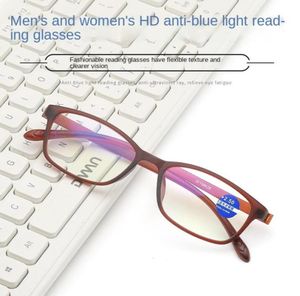 Óculos de sol Anti -Blue Light Reading Glasses for Women Small Square Ofeeglasses Frame Men Plástico Leitor Leitor de Plástico Glass5230741