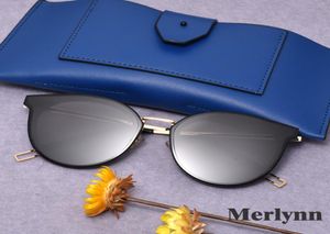 Neue Mode Retro Round Vintage Sonnenbrille Merlynn Männer Frauen Charakter Stil Original2536486