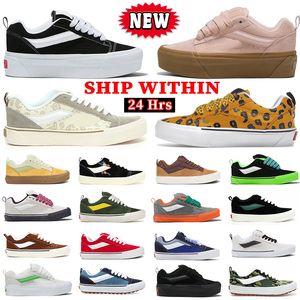 Designer Shoes Mens Knu Skool Platform Sneakers Low Classic Sneaker Imran Potato Leopard Black White Paisley Floral Suede Womens Skateboard Trainers Size 36-45