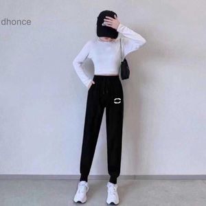 Designer Channel Pants Embroidered Autumn Winter Plush Thickened Cotton Shorts Loose Fitting Casual Fashion