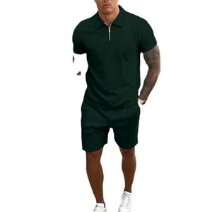 Men's summer short sleeve shorts Designer Sport Fir casual suit solid color