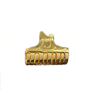 Women Claw Clip Gold Sier Grab Hair Clips 2colors with Dust Bag