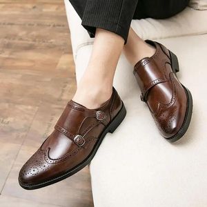 Dress Shoes Men's Moccasins Formal Wear Fashion Vintage Leather Sneaker Wedding