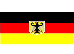 90150cm Tyskt State Ensign Flag Livid Color and UV Fade Resistant 100 Polyester Tyskland Eagle Banner med mässing GROMMETS4561214