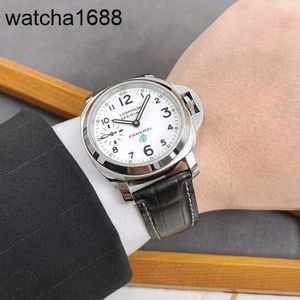 Business Frist Watch Panerai Mens Chronograph Watch Luminor Series 44 мм Ручное механическое спортивное отдых Luxury Watch PAM00660